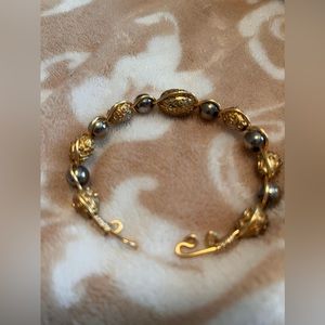 HANDMADE Copper, Silver & Nickel Cuff Bracelet